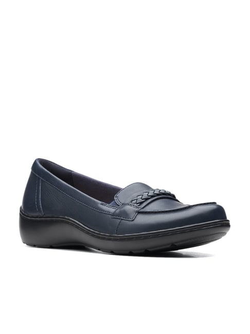 Clarks on sale wedge loafers