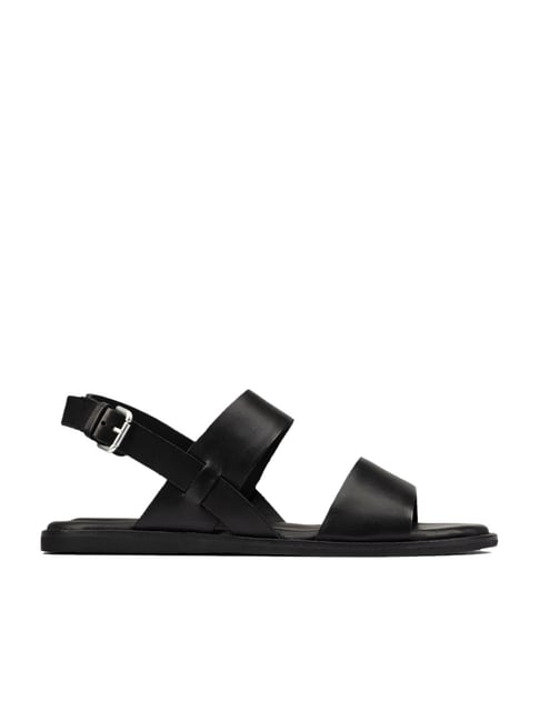 Clarks Women's Black Back Strap Sandals