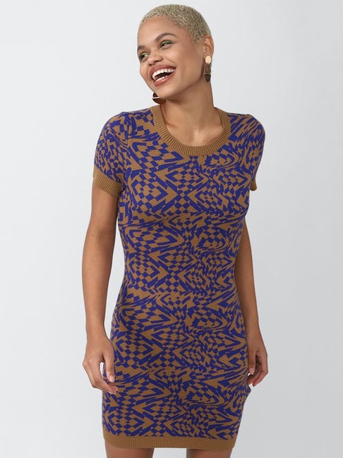 Forever 21 Blue Bodycon Dress Price in India