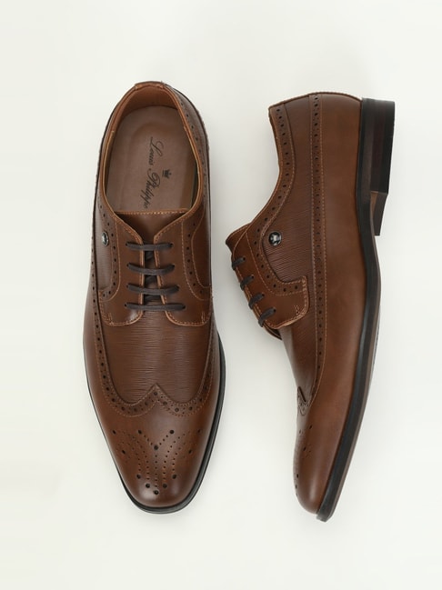 Buy Men White Lace Up Shoes Online - 479066 | Louis Philippe