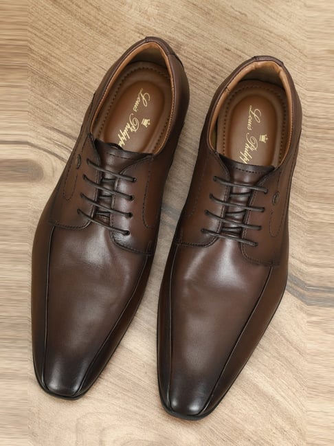 Buy Louis Philippe Men's Brown Derby Shoes for Men at Best Price