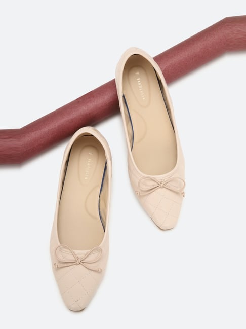 Van Heusen Women's Beige Flat Ballets