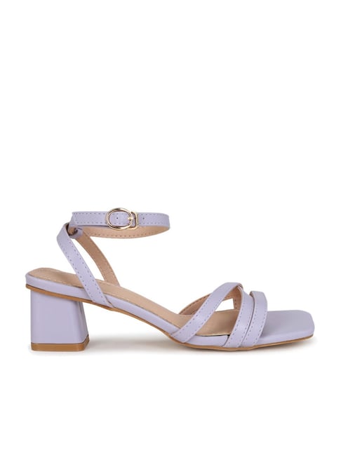 Buy Iconics Women's Purple Ankle Strap Sandals for Women at Best Price @  Tata CLiQ