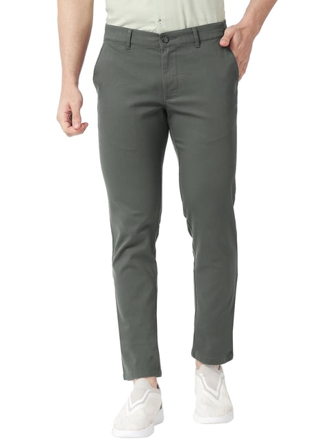 Terry Cropped Trousers - Khaki Green | Filippa K