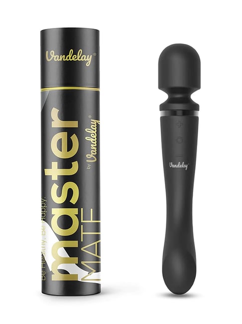 Vandelay Master Rechargeable Personal Body Massager Machine (Black)