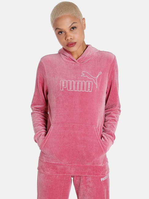 Puma Essentials+ Velour Regular Fit Hoodie