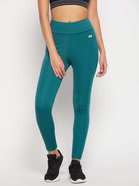 Buy online Sea Green Ankle Length Viscose Lycra Leggings from Capris &  Leggings for Women by De Moza for ₹599 at 0% off | 2024 Limeroad.com
