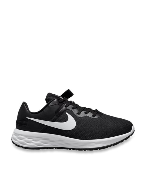 Nike Men's REVOLUTION 6 FLYEASE NN Black Running Shoes