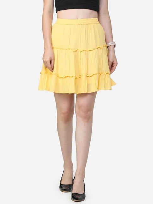 Mustard Skirt - Buy Mustard Skirt online in India