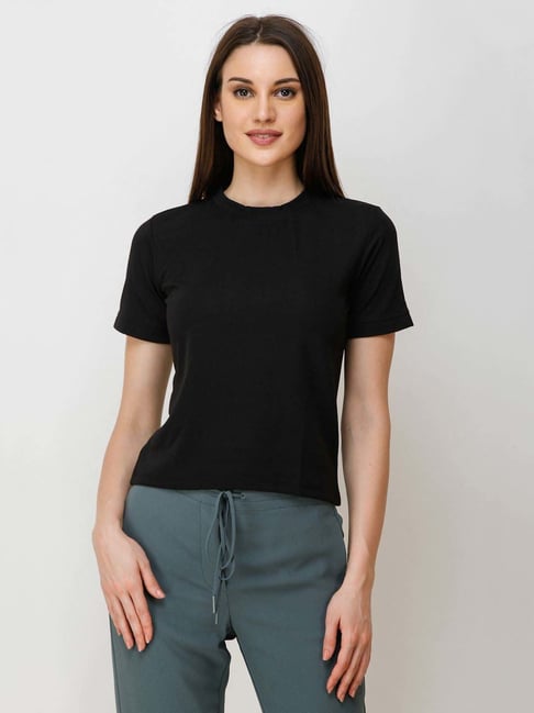 Buy Black Tops for Women by CATION Online