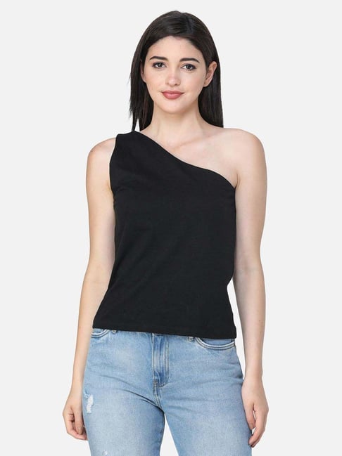 Cation Black Sleeveless Top-picture-20