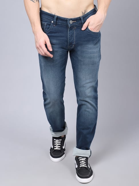 Buy Cantabil Men Blue Jeans online