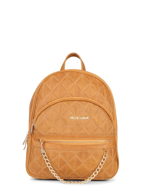 PELLE LUXUR Tan Medium Backpack-picture-37