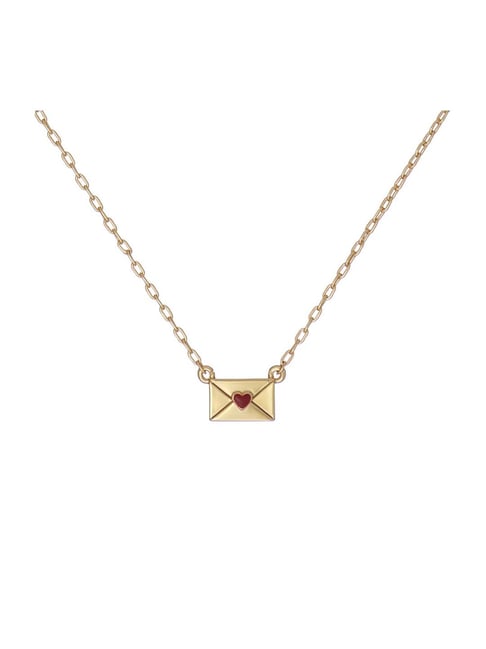 Buy Ted Baker Women Red Love Letter Pendant Necklace Online - 872366 | The  Collective