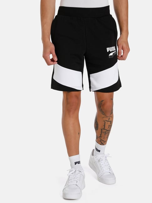 Puma REBEL Black Regular Fit Shorts-picture-40