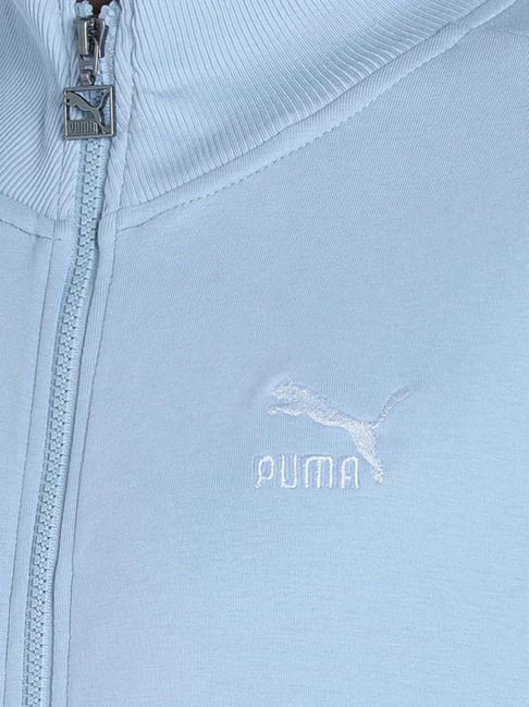 Light blue hot sale puma jacket