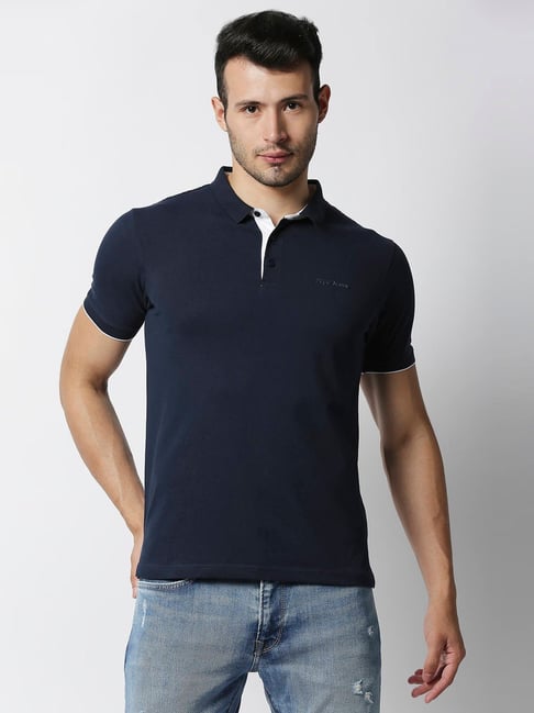 Pepe Jeans Navy Regular Fit Polo T-Shirt