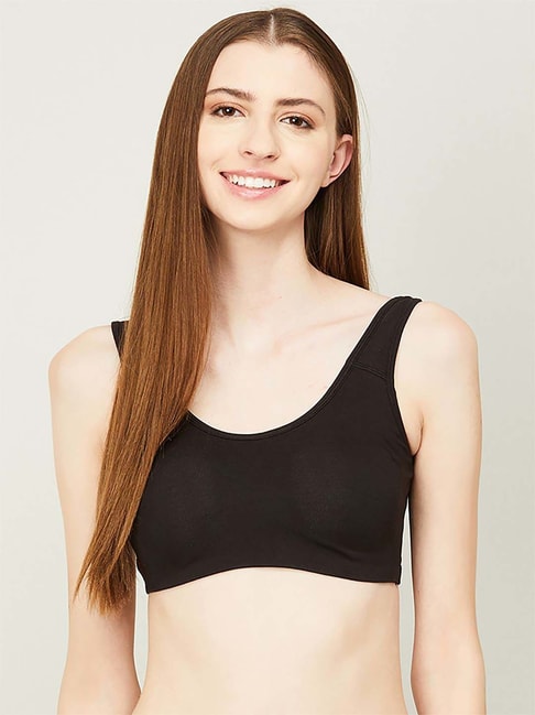 Ginger by Lifestyle Beige & Black Bras - Pack Of 2