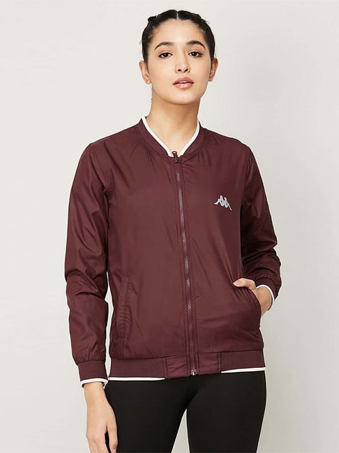brown kappa jacket