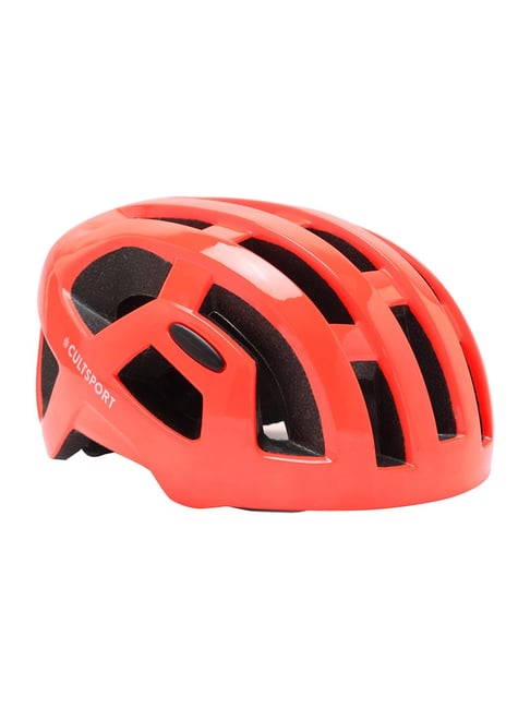 Cycle helmet orange colour sale