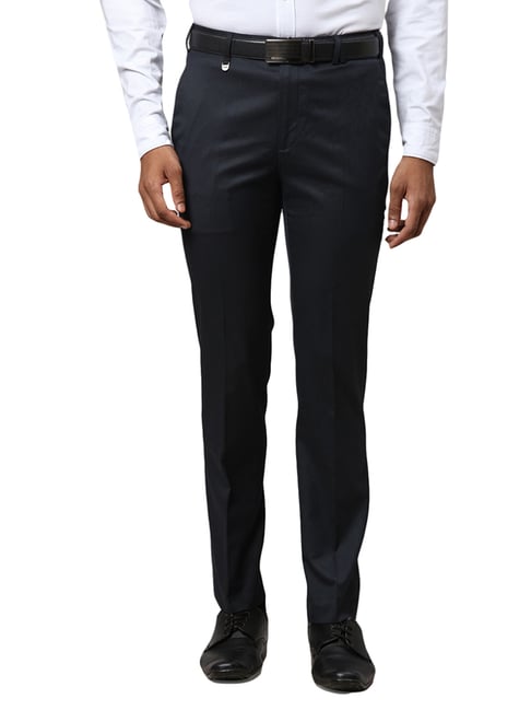 Park Avenue Black Super Slim Fit Trousers