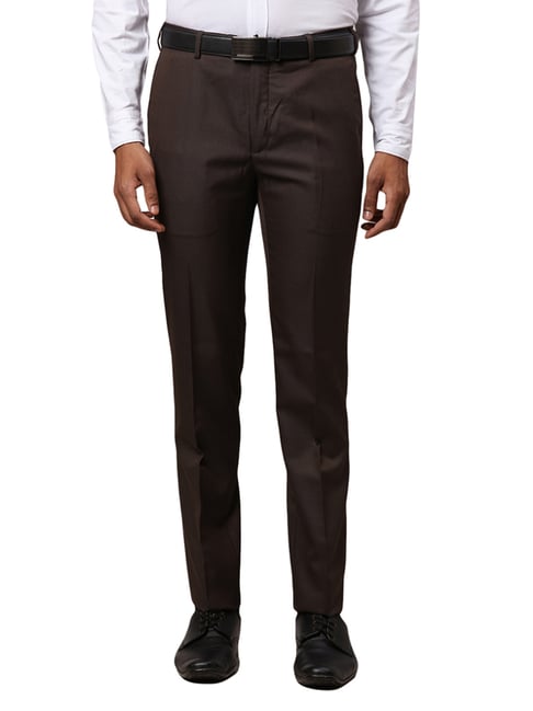 Buy Raymond Men White Solid Polyester Blend Flat-Front Pants Online at Best  Prices in India - JioMart.
