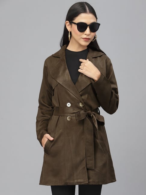 Style Quotient Dark Brown Trench Coat