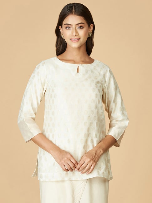 Buy Fabindia Women's Cotton Chikankari Regular Kurta (210897701_White at  Amazon.in