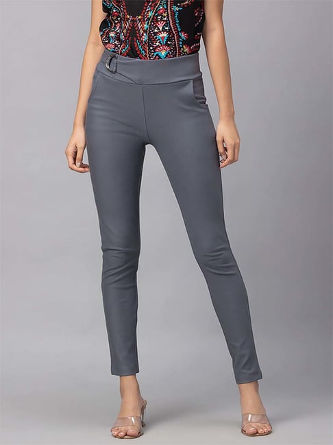 Globus Grey Mid Rise Treggings