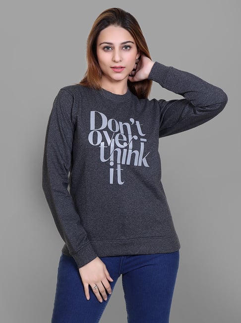 Club York Grey Graphic Print Sweatshirt-picture-38