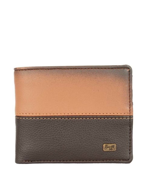 Buy Baggit Brown Casual Bi-Fold Wallet for Men Online At Best