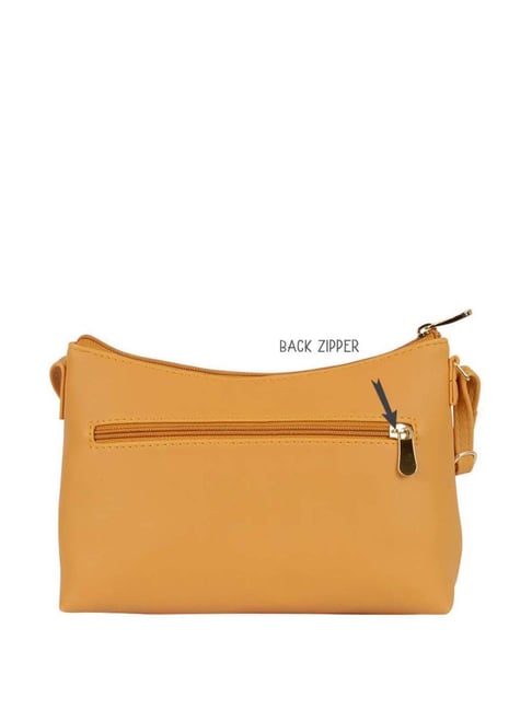 Baggit yellow sling bag best sale