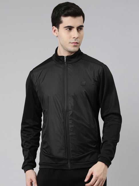 Buy CRAPGOOS Sports Black Track Jacket for Men Sport Jacket for Men (XL,  BLACK) at Amazon.in