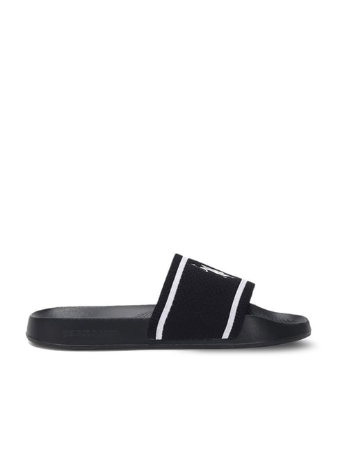 U S Polo Assn U.S. Polo Assn. Men's EVANDER 3.0 Black Casual Sandals