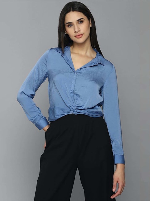 Allen Solly Blue Shirt Price in India