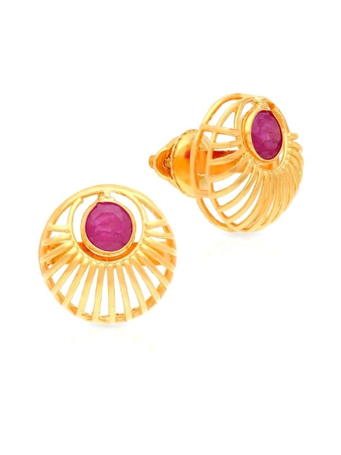 Buy Rose Gold Earrings for Women by Malabar Gold & Diamonds Online |  Ajio.com