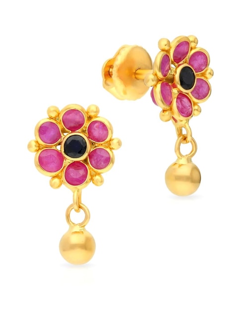 Buy Malabar Gold 22 KT Gold Chandbali Earring for Women Online