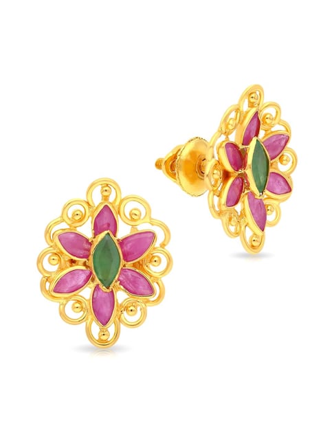 Buy Malabar Gold and Diamonds 22k Gold Earrings for Women Online