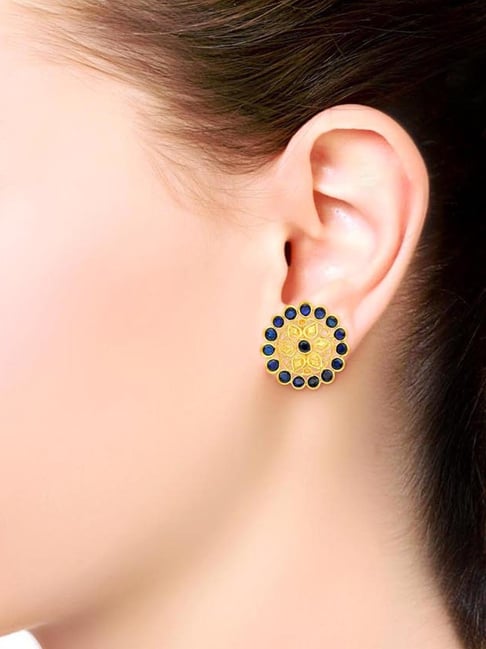 Buy quality 22 carat gold ladies earrings RH-LE965 in Ahmedabad