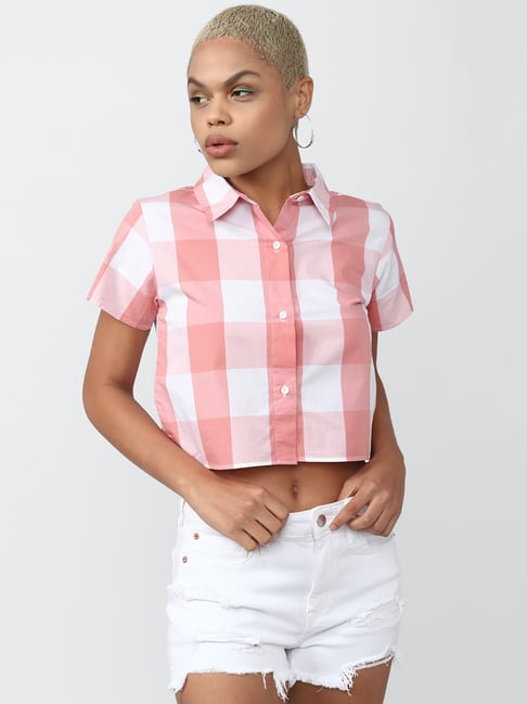 Gingham shirt forever clearance 21