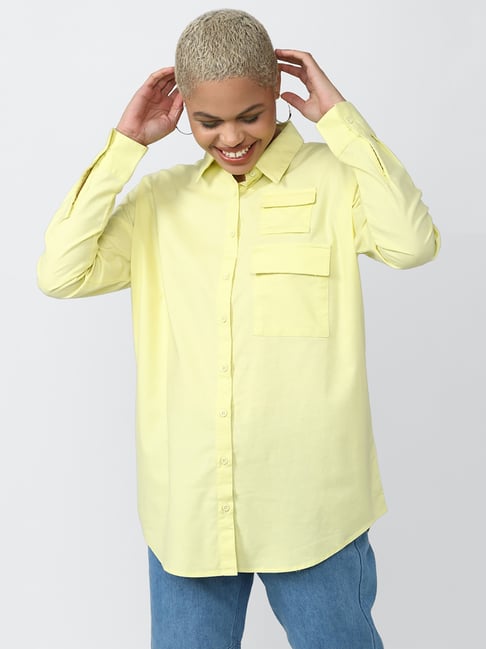 yellow blouse forever 21
