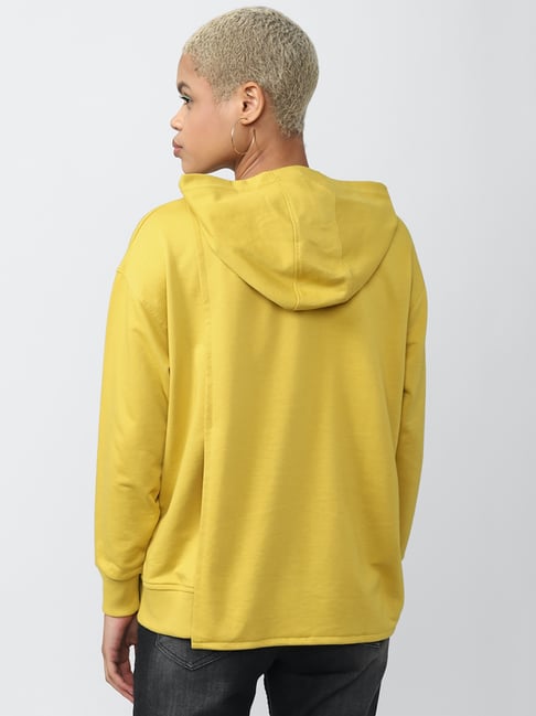 Forever 21 yellow hoodie hotsell