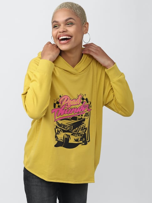 Forever 21 yellow on sale hoodie