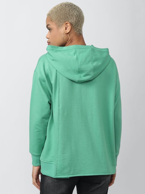 Forever 21 green hoodie online