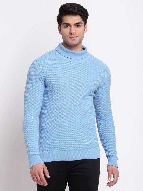 Mens sky hotsell blue sweater