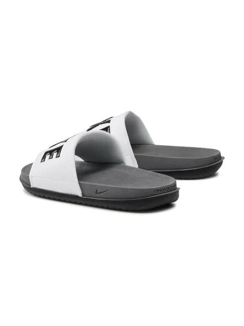 Mens white best sale nike slides