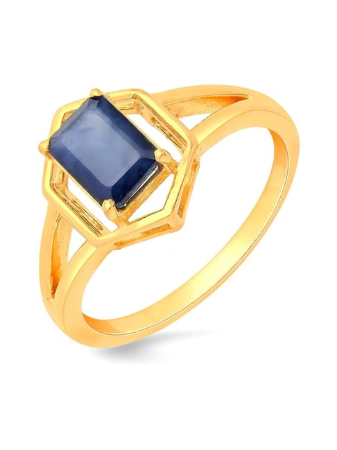 Buy CEYLONMINE Men & Women, adjustable Navratna Alloy Sapphire Gold Plated  Ring Online at Best Prices in India - JioMart.