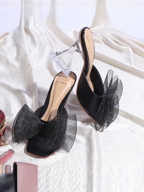 Black Casual Block Heels Sandal | Heels, Trending fashion shoes, Sandals  heels