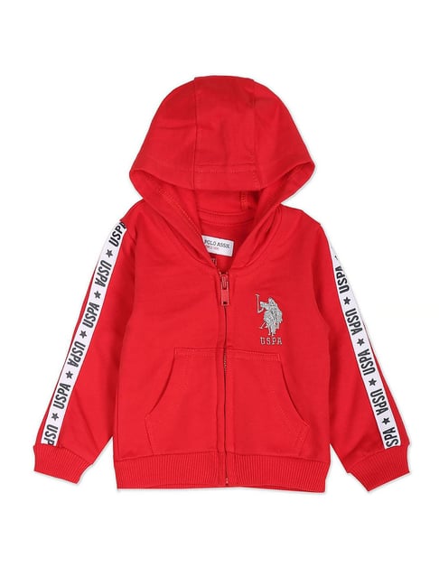 Buy U.S. Polo Assn. Kids Red Solid Full Sleeves Hoodie for Girls Clothing  Online @ Tata CLiQ