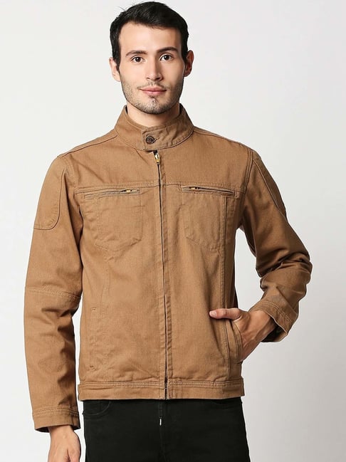 High Star Brown Regular Fit Jacket-picture-24